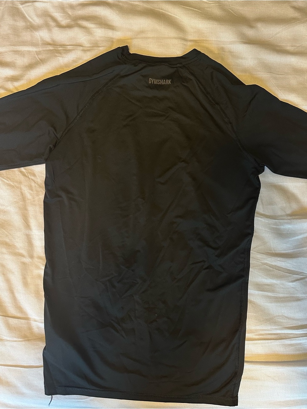Gymshark Men’s Black Short-Sleeve light compression Shirt /Top - Picture 3 of 7